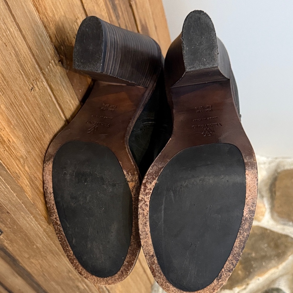 Vera Wang Pebble Leather Boots - Picture 5 of 8